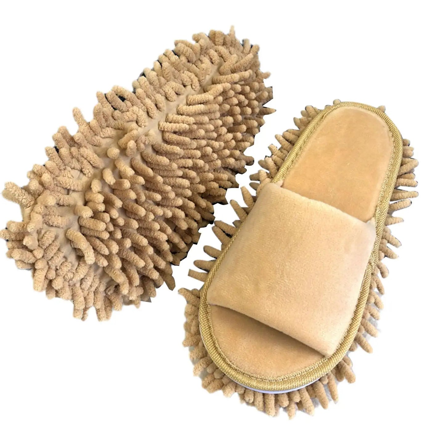 Lazy Mop Slippers Floor Dust Cleaning Slippers Shoes Clean Slippers Wipe The Floor Open-toed Lazy Wiping Slippers Mopping Shoes LadyShow.Store