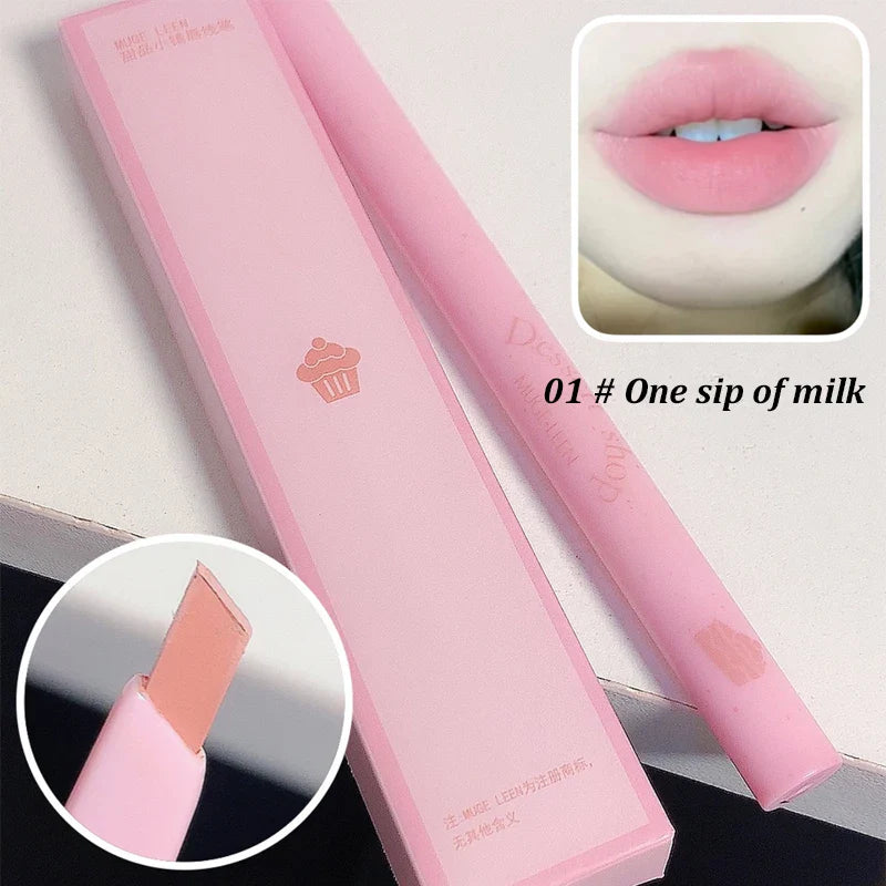 Dessert Lip Liner Automatic rotating waterproof lasting no color outline lip lipstick pen LadyShow.Store