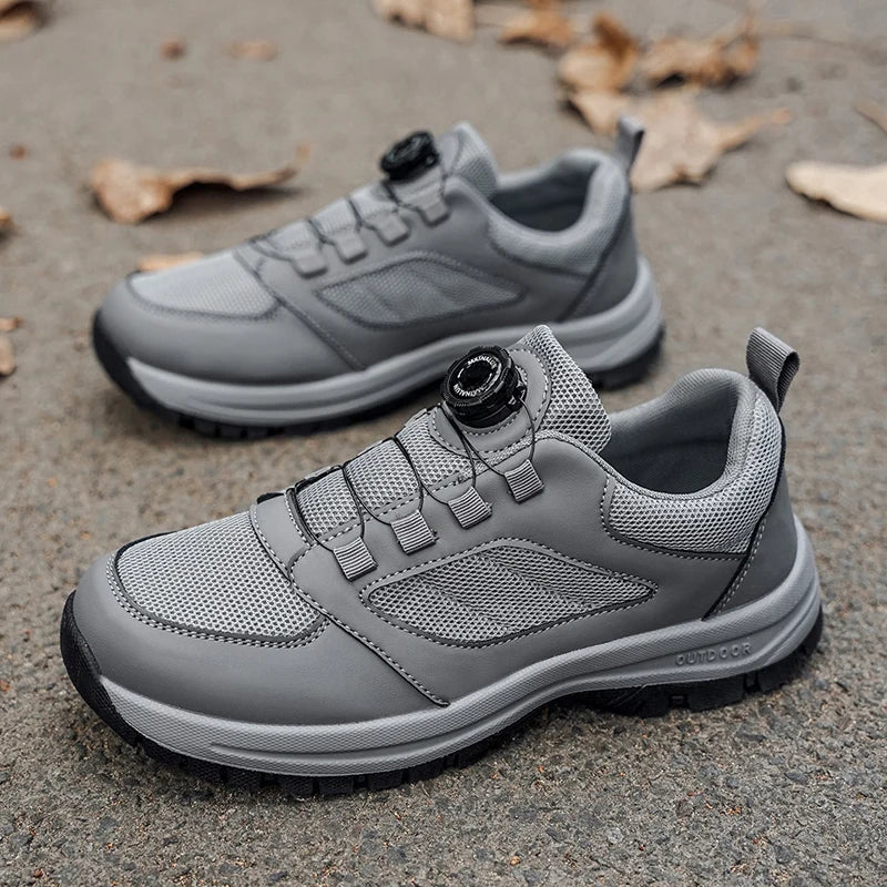 Men'S Spring And Autumn Sports Shoes Rotating Buckle Comfortable And Non Slip Hiking Sports Shoes Plus Size Men'S Shoes 39-48 Pi-Mart