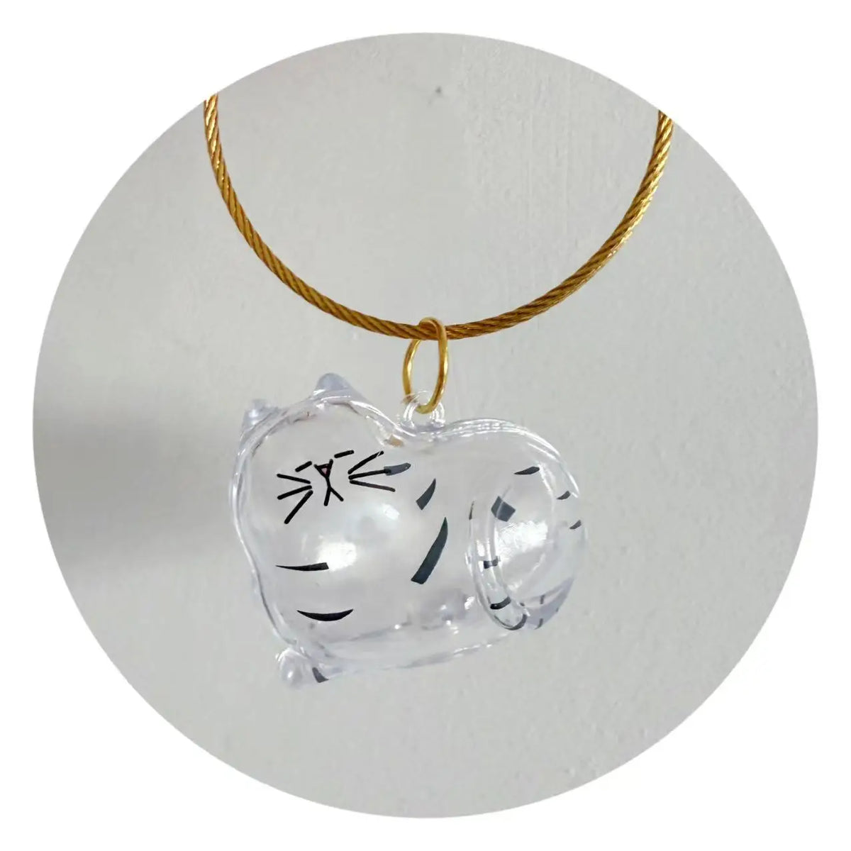 Transparent Cute Dog Pendant Keychain Creative Pet Hair Storage Capsule Hanging Ornament for Pet Lover DIY Pet Memorial Keychain Pi-Mart