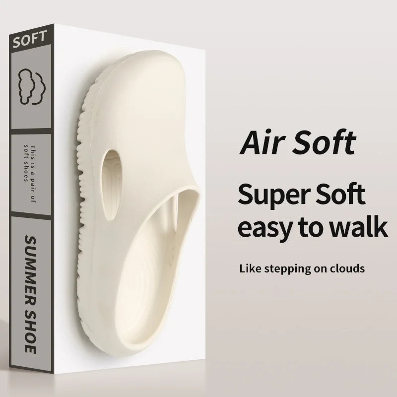 EVA Bread Men's Anti-Slip Odor-Resistant Outdoor Sandals Sports Beach Slippers for Casual Comfortable Footwear Pi-Mart