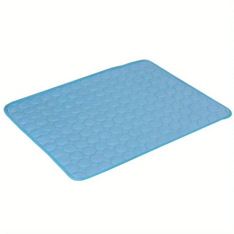 Summer Pet Ice Pad Cool Sleeping Mat Breathable Ice Silk Washable Pet Bed Durable Dog Cat Cushion Pet Supplies for Home Outdoor Pi-Mart