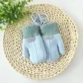 Autumn Winter Thicken Warm Children Gloves Knitting Mittens Baby Mittens Infant Toddler Soft Comfortable Thickened Winter Gloves Pi-Mart