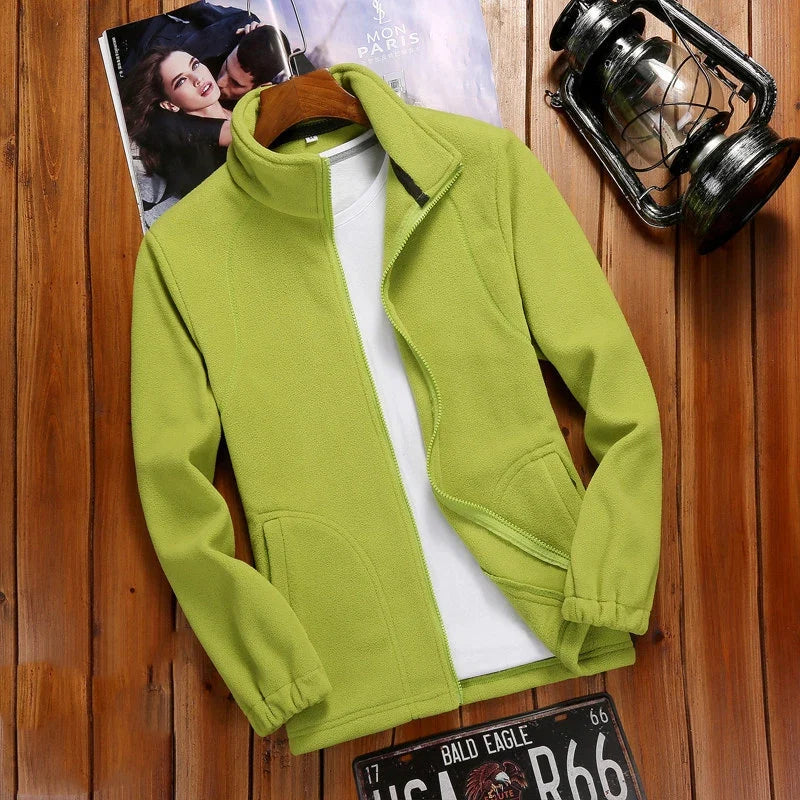 2023 New Winter Women's Zipper Cardigan Sweatershirt Warm Coral Fleece Jacket Ladies Outdoor Running Polar Fleece Coat Clothes LadyShow.Store