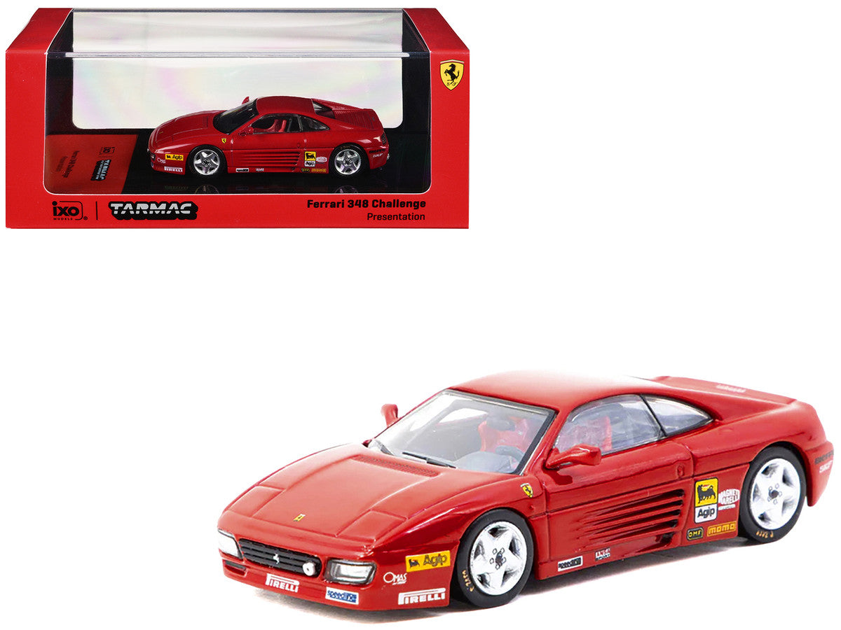 Ferrari 348 Challenge "Presentation Version" Red "Hobby64" Series 1/64 Diecast Model by Tarmac Works LuxuryLifeWay Online Store