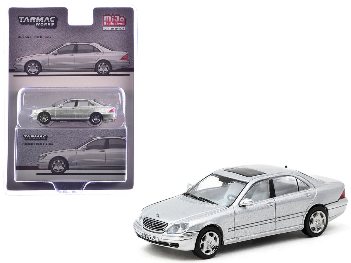 Mercedes-Benz S-Class Brilliant Silver Metallic "Global64" Series 1/64 Diecast Model by Tarmac Works LuxuryLifeWay Online Store