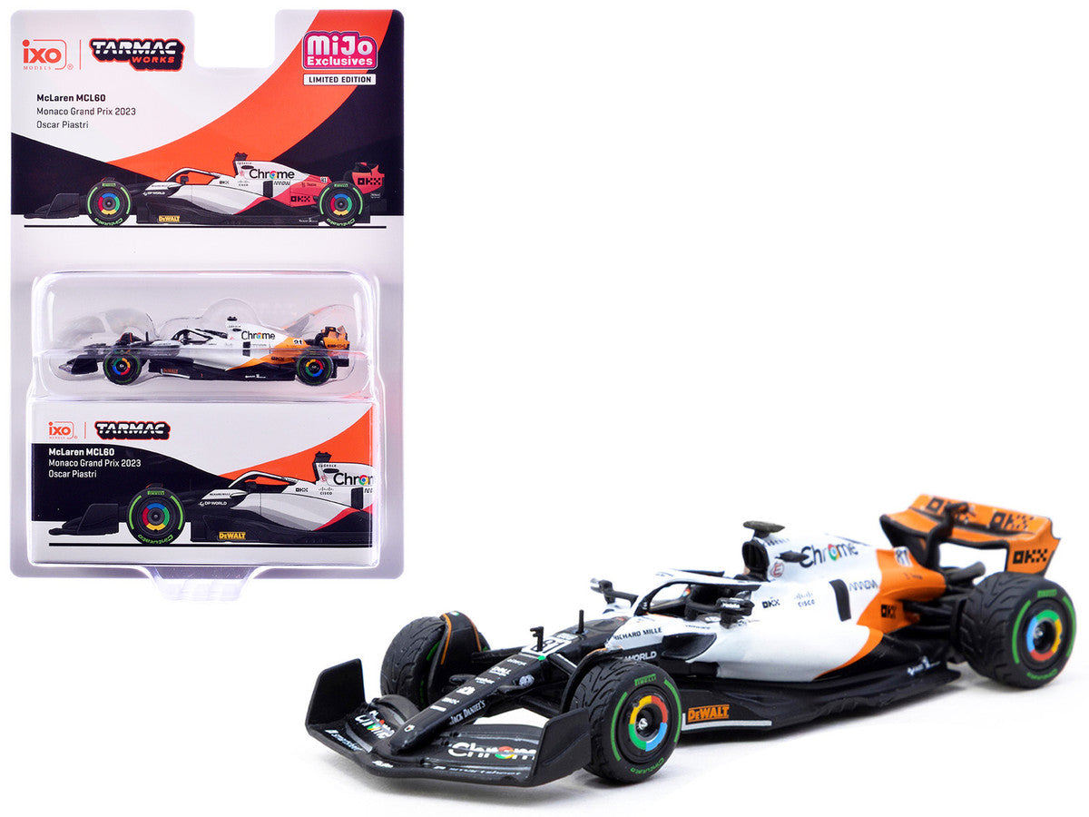 McLaren MCL60 #81 Oscar Piastri Formula One F1 "Monaco GP" (2023) "Global64" Series 1/64 Diecast Model by Tarmac Works LuxuryLifeWay Online Store
