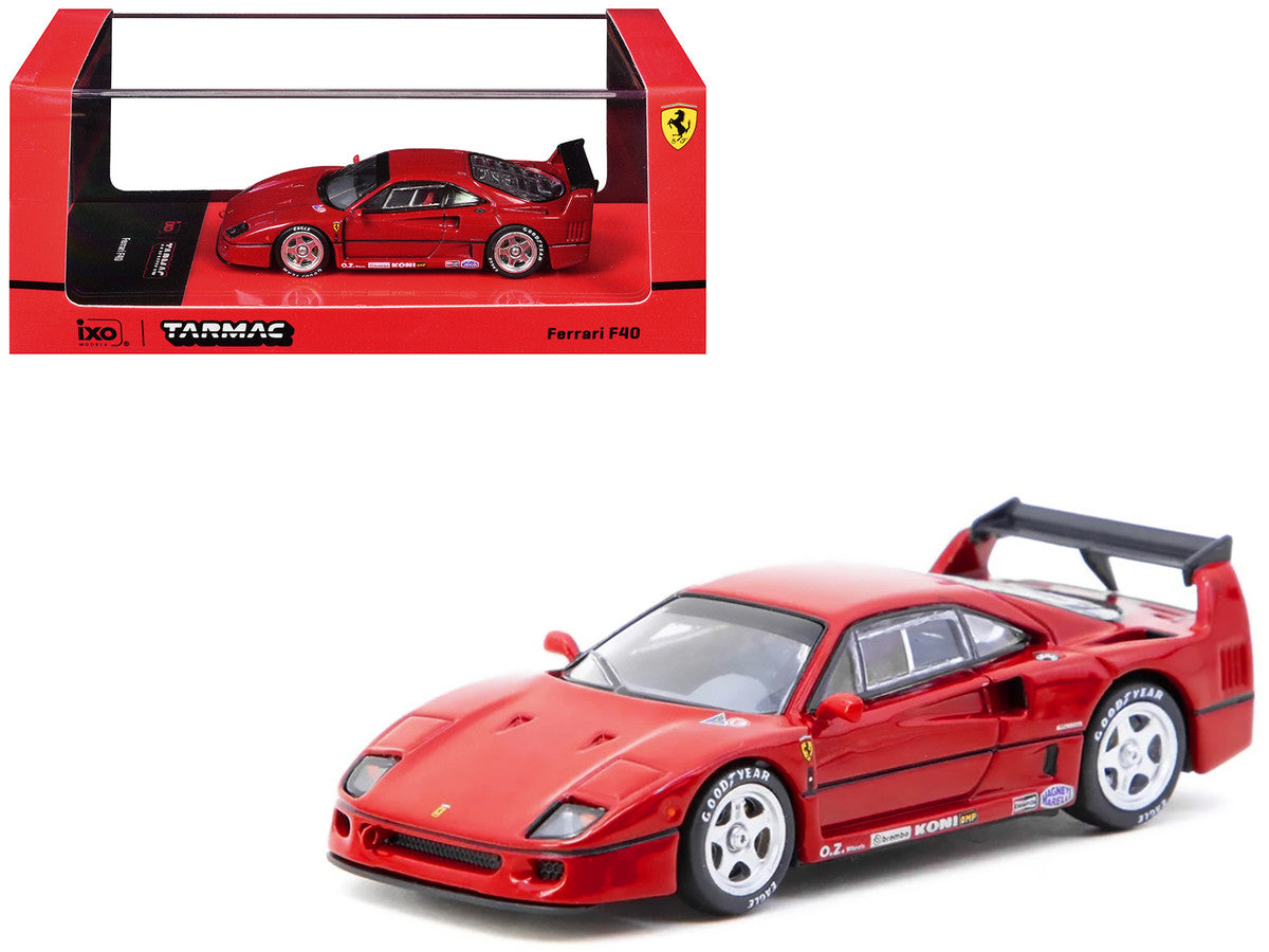 Ferrari F40 Red "Road64" Series 1/64 Diecast Model Car by Tarmac Works LuxuryLifeWay Online Store