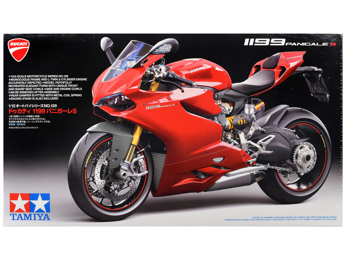 Model Kit Ducati 1199 Panigale S Motorcycle 1/12 Scale Model by Tamiya LuxuryLifeWay Online Store