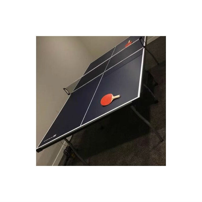 Official Tournament Grade Blue Foldable Indoor Table Tennis Table with Paddles and Balls LuxuryLifeWay Online Store