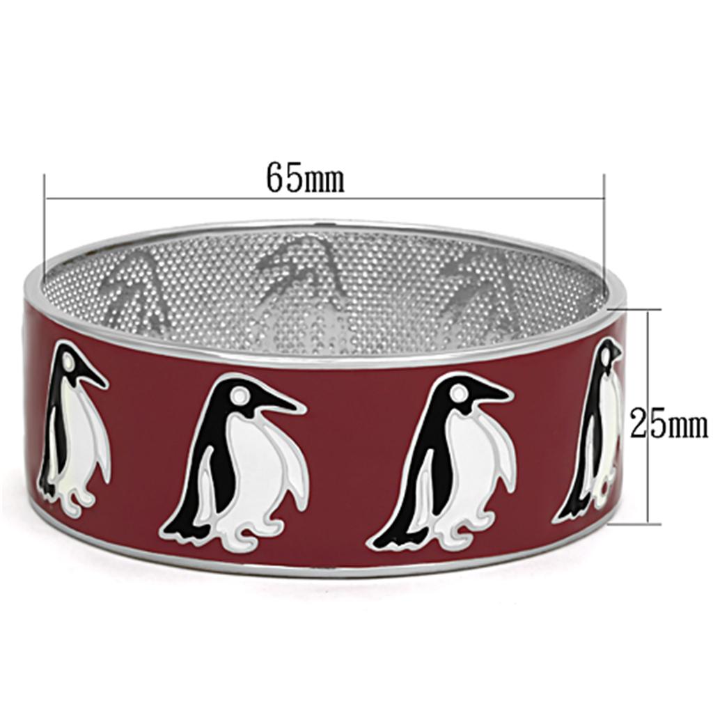 TK292 - High polished (no plating) Stainless Steel Bangle with No Stone LuxuryLifeWay Online Store