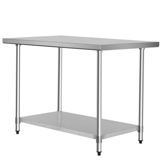 30 x 48 Inch Stainless Steel Table Commercial Kitchen Worktable LuxuryLifeWay Online Store