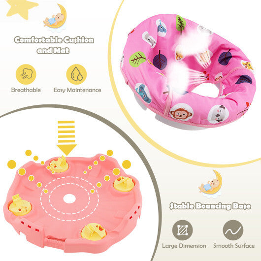 3-in-1 Baby Activity Center with 3-position for 0-24 Months-Pink - Color: Pink LuxuryLifeWay Online Store