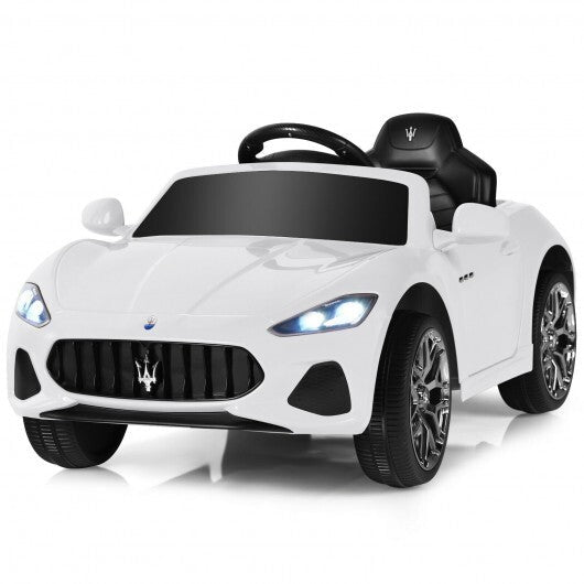 12V Kids Ride-On Car with Remote Control and Lights-Pink LuxuryLifeWay Online Store