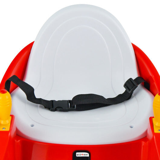 12V Electric Kids Ride On Bumper Car with Flashing Lights for Toddlers-Red - Color: Red LuxuryLifeWay Online Store