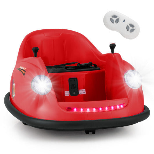 12V Electric Kids Ride on Bumper Car Battery Powered Bumping Car with Remote Control-Navy LuxuryLifeWay Online Store