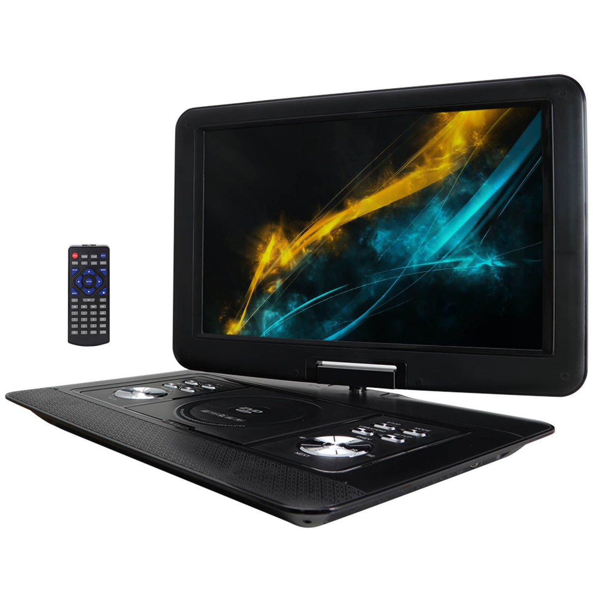 Trexonic 15.4 Inch Portable DVD Player with TFT-LCD Screen and HDMI/USB/SD/AV Inputs LuxuryLifeWay Online Store
