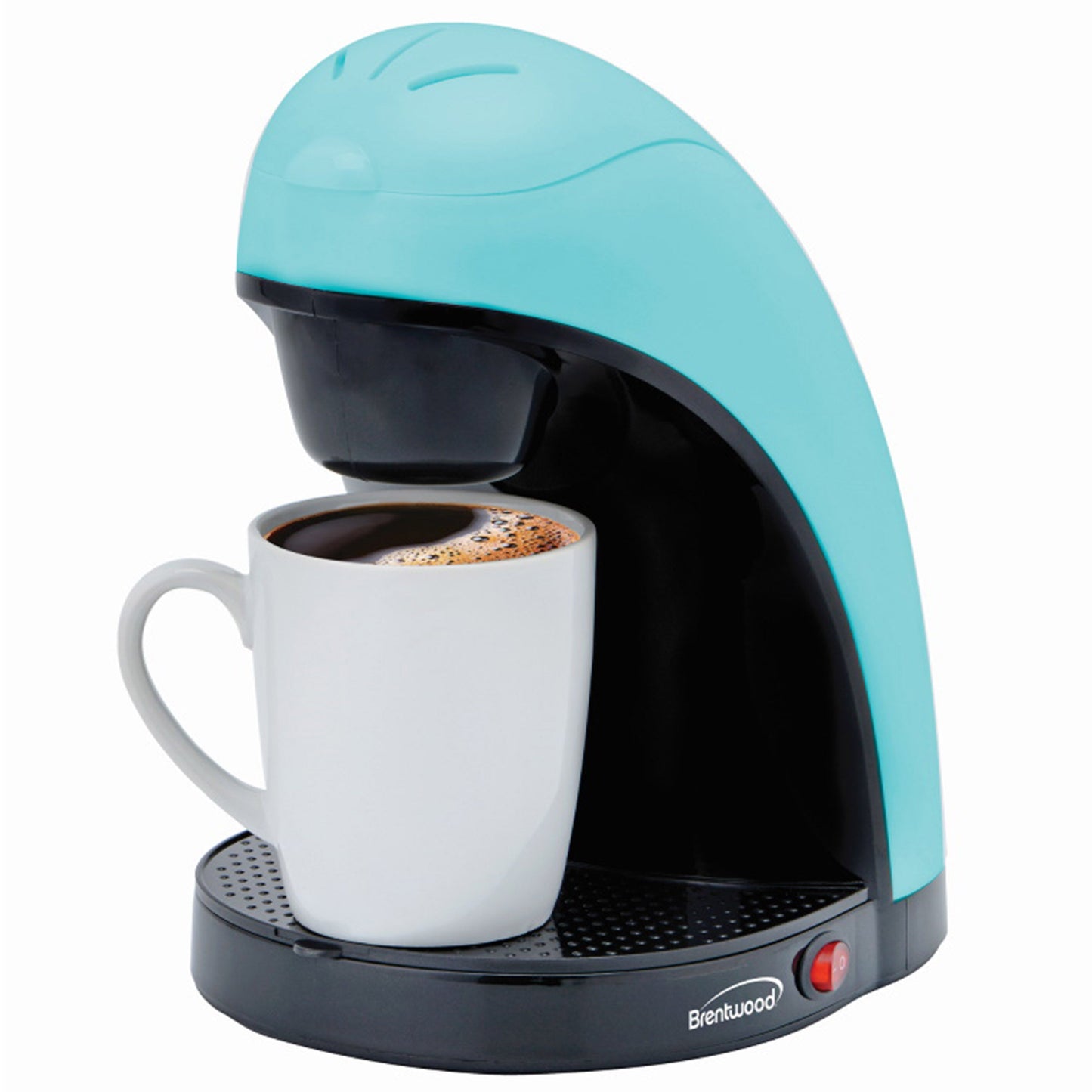 Brentwood Single Serve Coffee Maker with Porcelain Mug in Blue LuxuryLifeWay Online Store