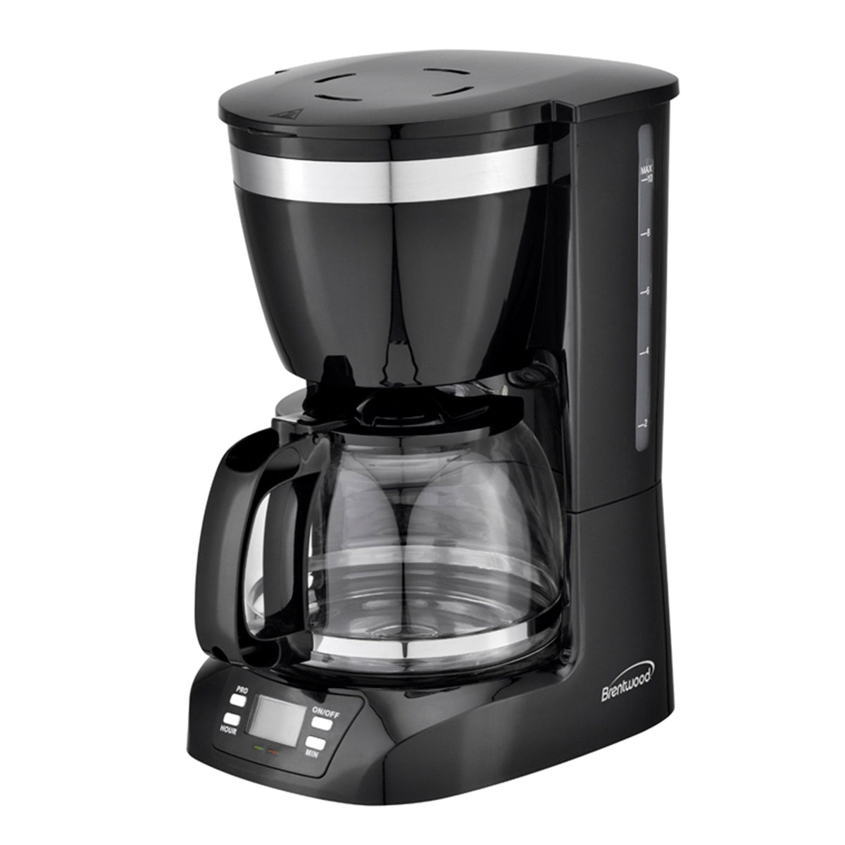 Brentwood 10 Cup Digital Coffee Maker in Black LuxuryLifeWay Online Store
