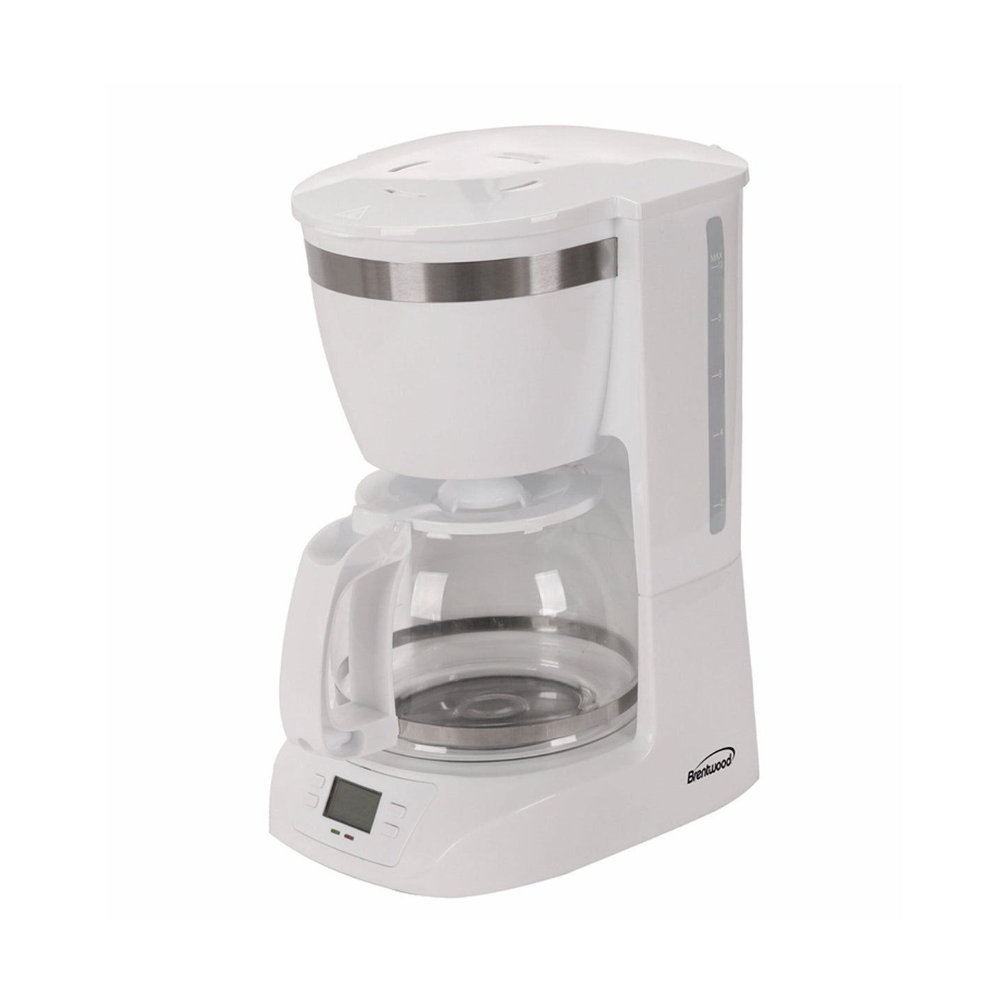 Brentwood 10 Cup Digital Coffee Maker in White LuxuryLifeWay Online Store