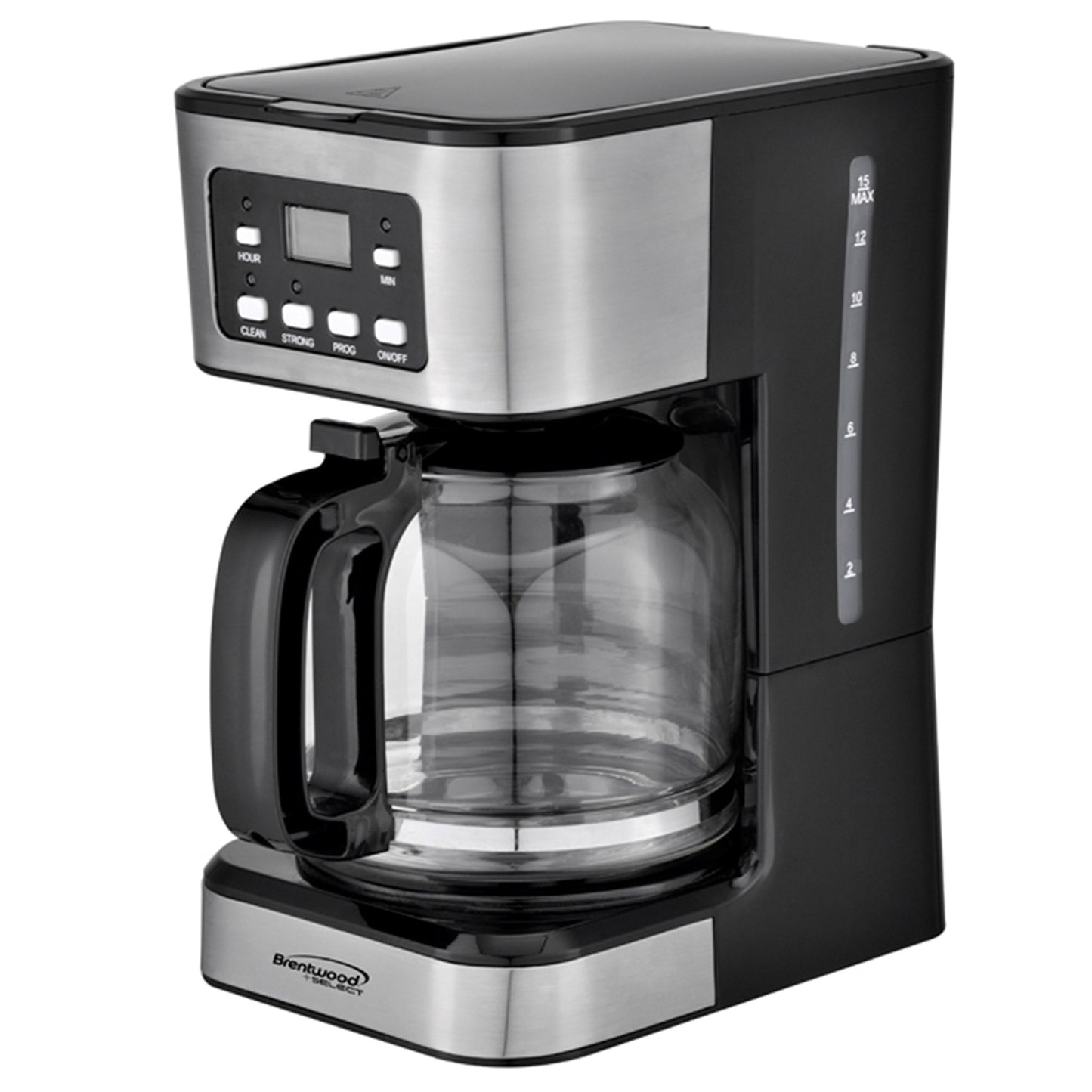 Brentwood 12 Cup Digital Coffee Maker in Black LuxuryLifeWay Online Store