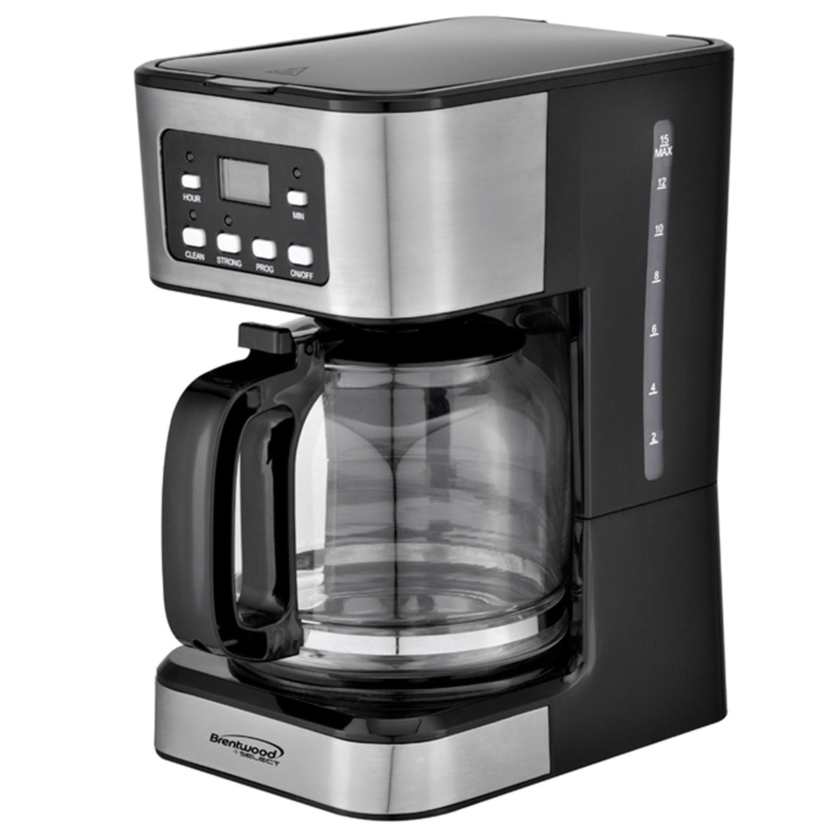 Brentwood 12 Cup Digital Coffee Maker in Black LuxuryLifeWay Online Store