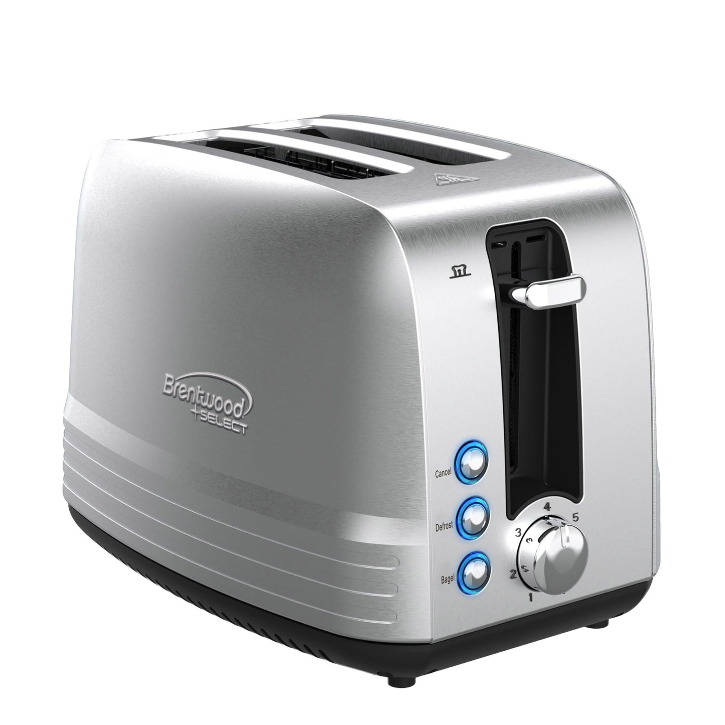 Brentwood Select Extra Wide 2 Slot Stainless Steel Toaster LuxuryLifeWay Online Store