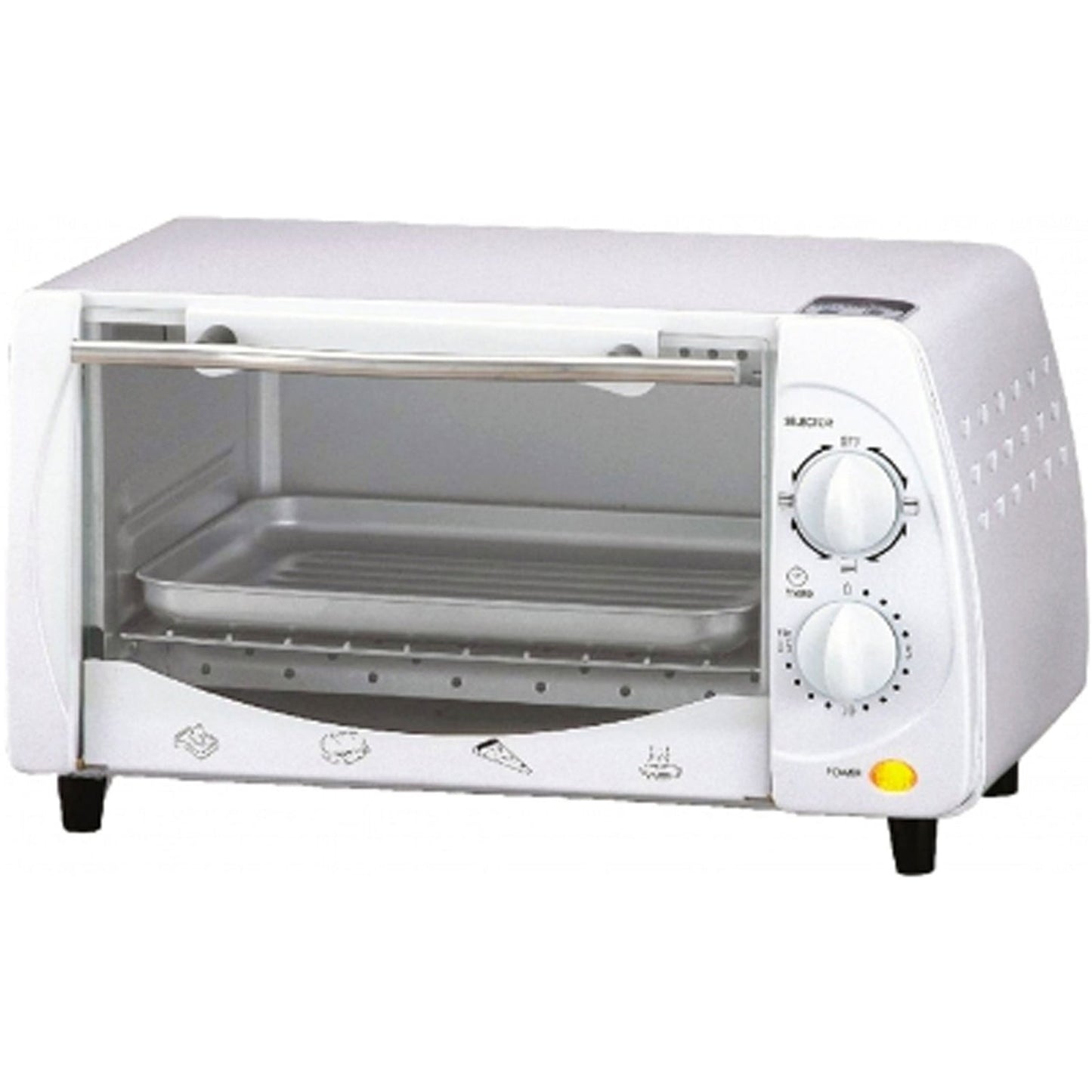 Brentwood 9-Liter (4 Slice) Toaster Oven Broiler (White) LuxuryLifeWay Online Store