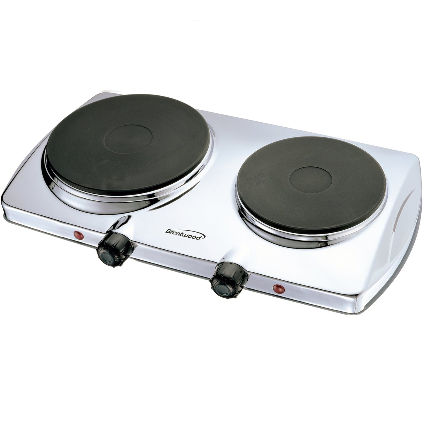 Brentwood Electric 1440W Double Hotplate in Chrome LuxuryLifeWay Online Store