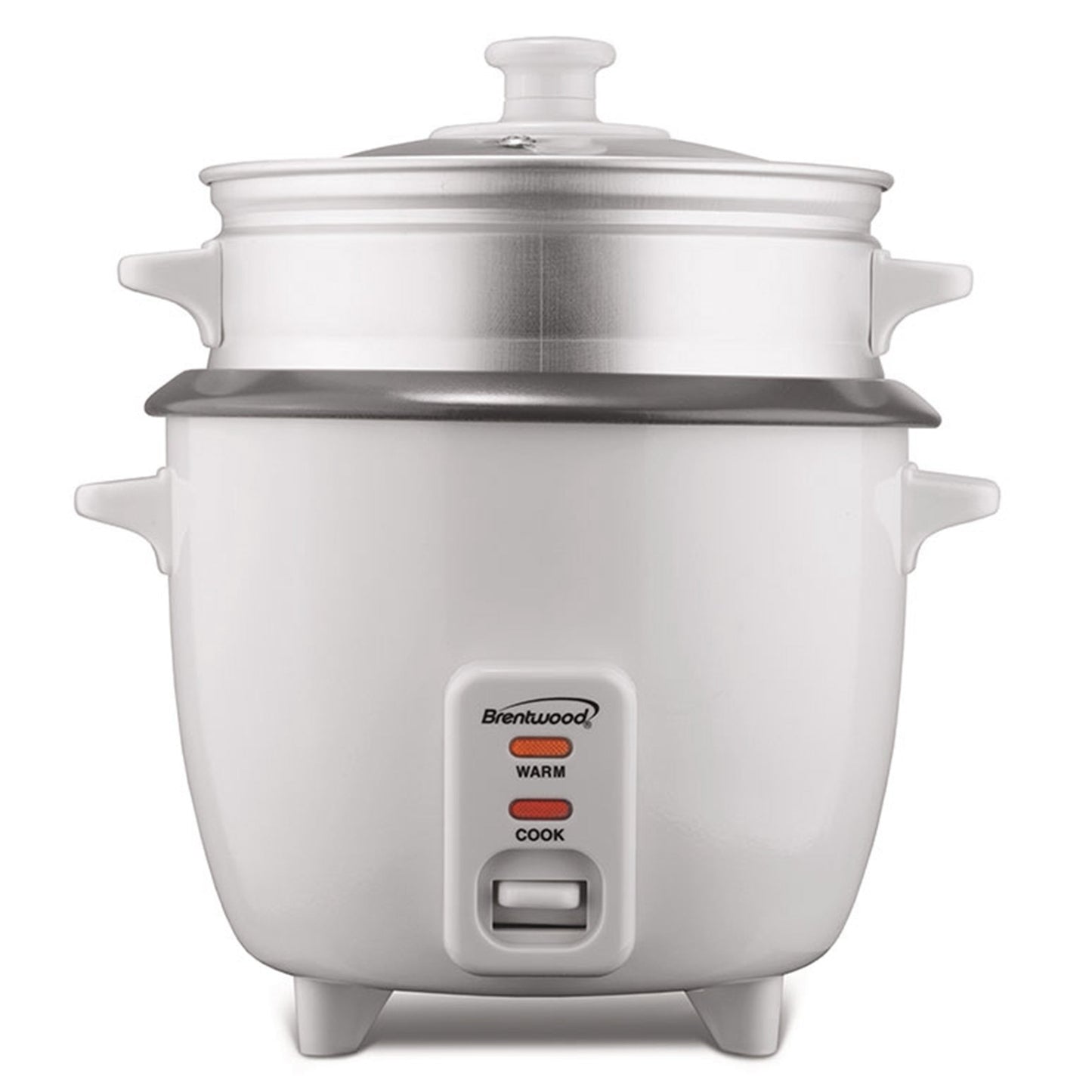 Brentwood 15 Cup Rice Cooker / Non-Stick with Steamer in White LuxuryLifeWay Online Store