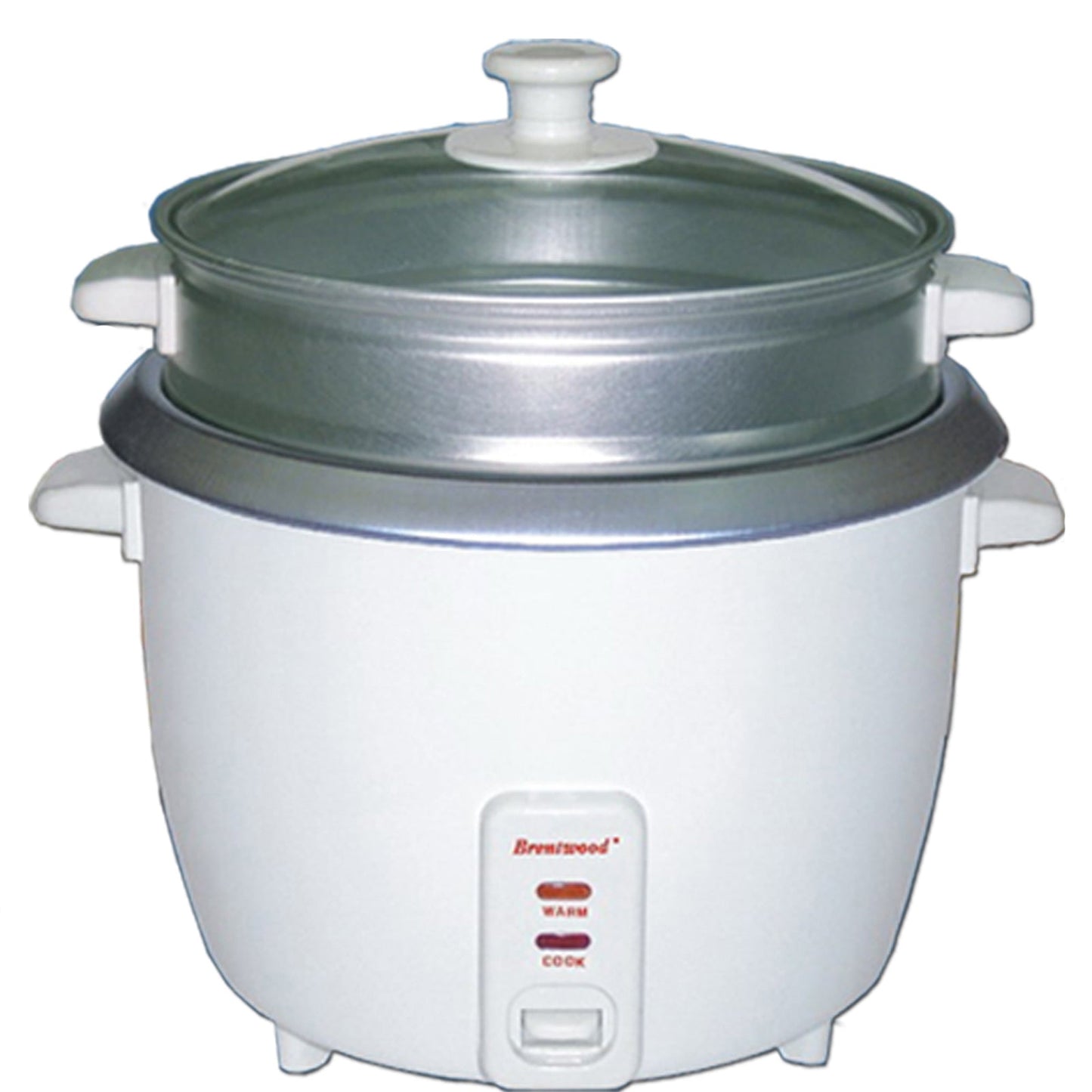Brentwood 4 Cup Rice Cooker / Non-Stick with Steamer in White LuxuryLifeWay Online Store