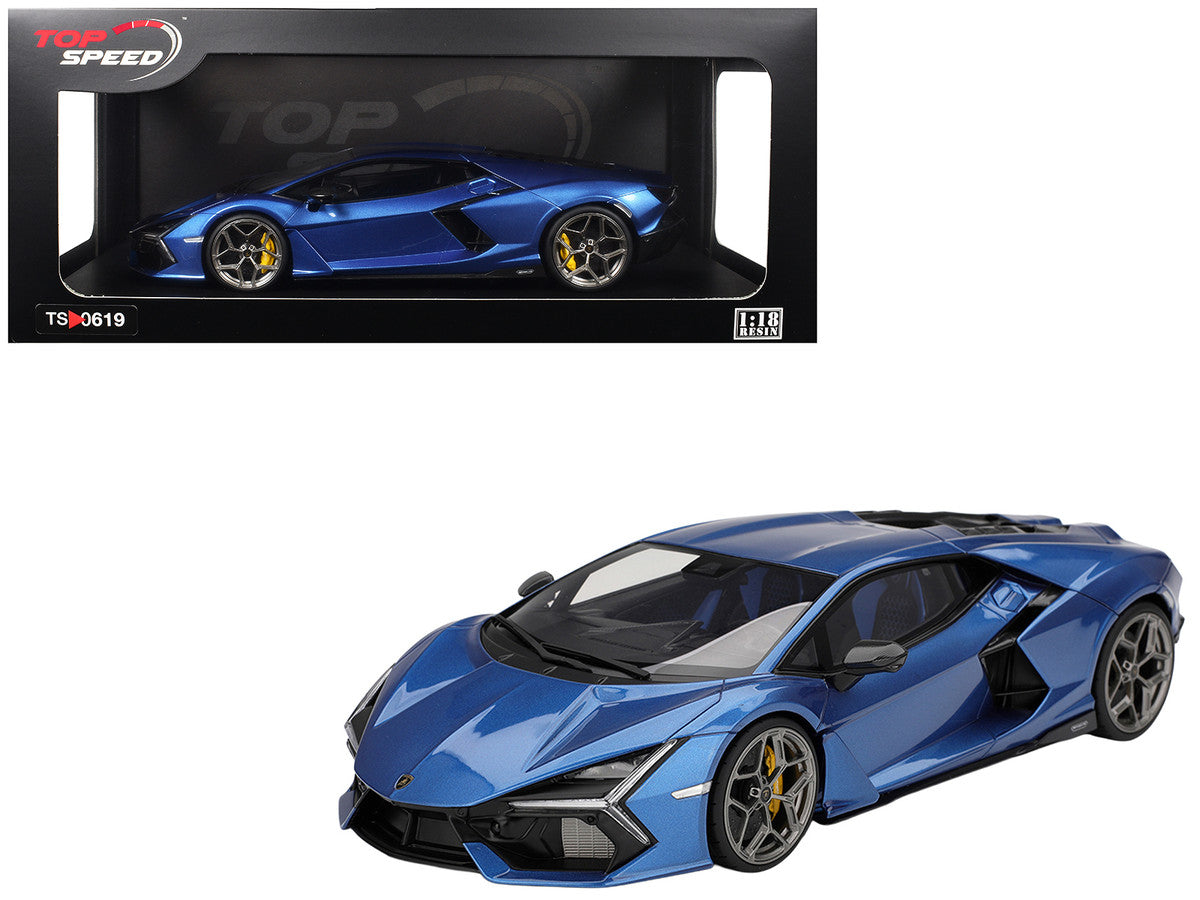 Lamborghini Revuelto Blu Eleos Blue Metallic 1/18 Model Car by Top Speed LuxuryLifeWay Online Store