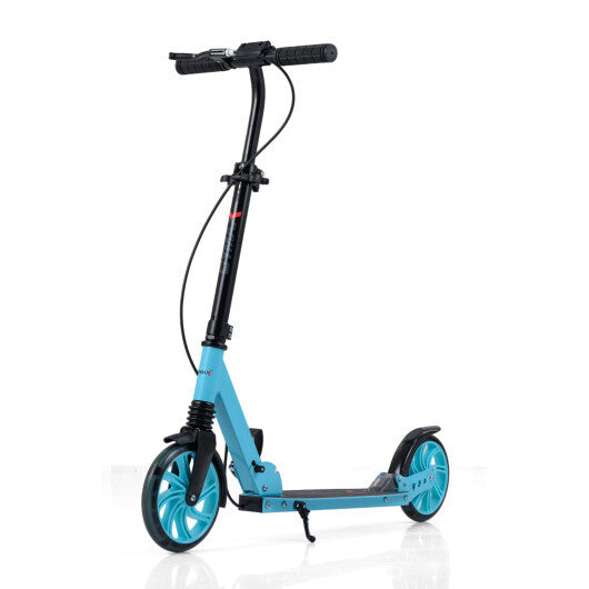 Kick Scooter for Kids Teens Adults Age 8+ Foldable Scooter with Large Light-up Wheels-Pink LuxuryLifeWay Online Store