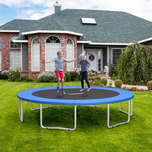 16 Feet Waterproof and Tear-Resistant Universal Trampoline Safety Pad Spring Cover-Blue LuxuryLifeWay Online Store