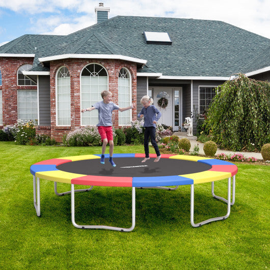 10 Feet Universal Spring Cover Trampoline Replacement Safety Pad-Multicolor LuxuryLifeWay Online Store