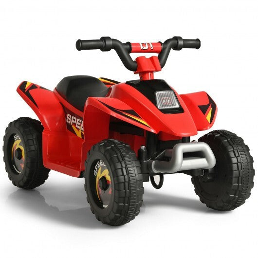 6V Kids Electric ATV 4 Wheels Ride-On Toy -Black LuxuryLifeWay Online Store
