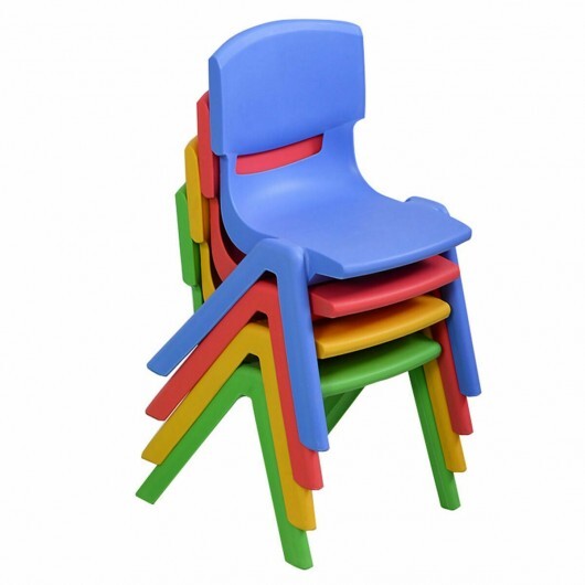 4-pack Colorful Stackable Plastic Children Chairs LuxuryLifeWay Online Store