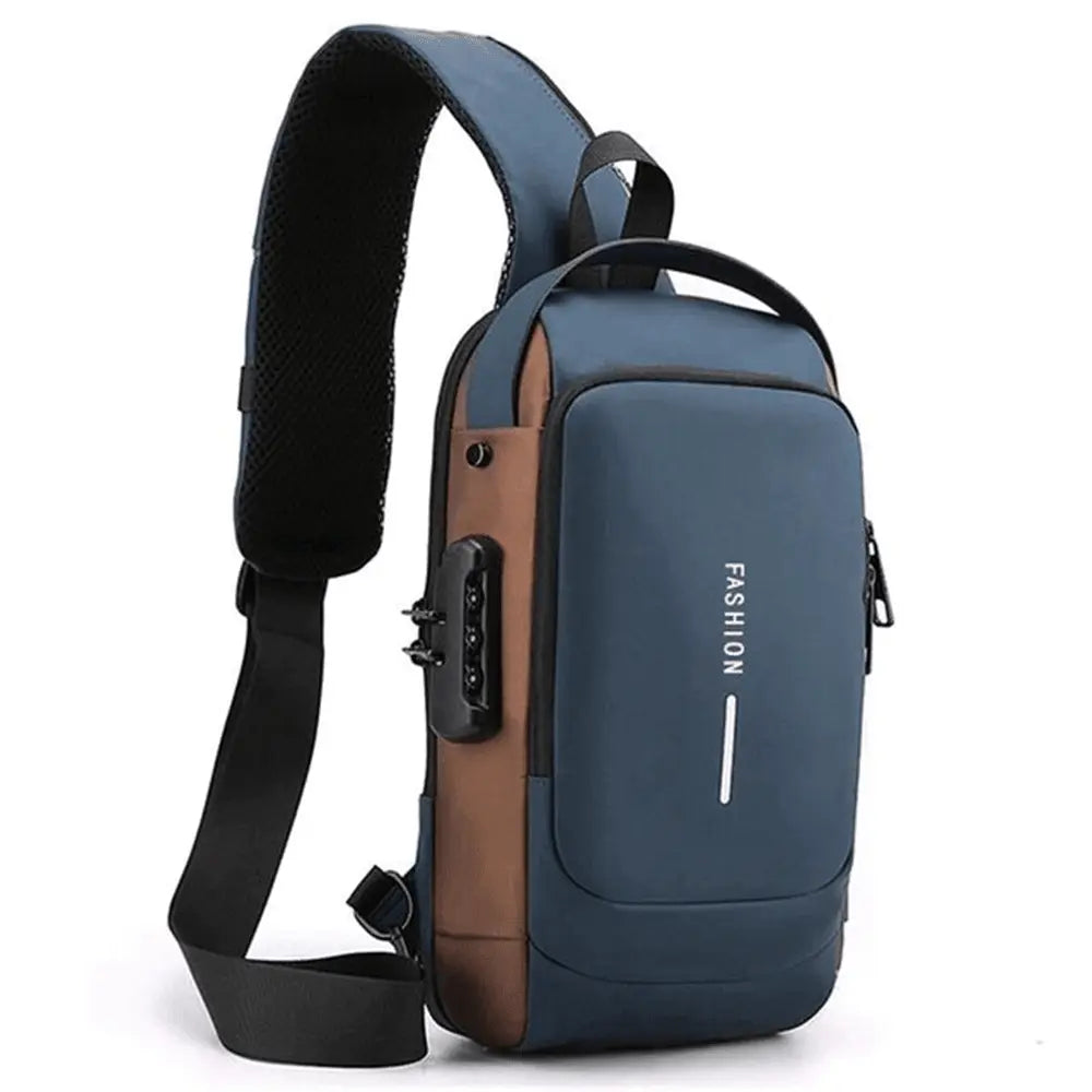 Shoulder bag with USB charging