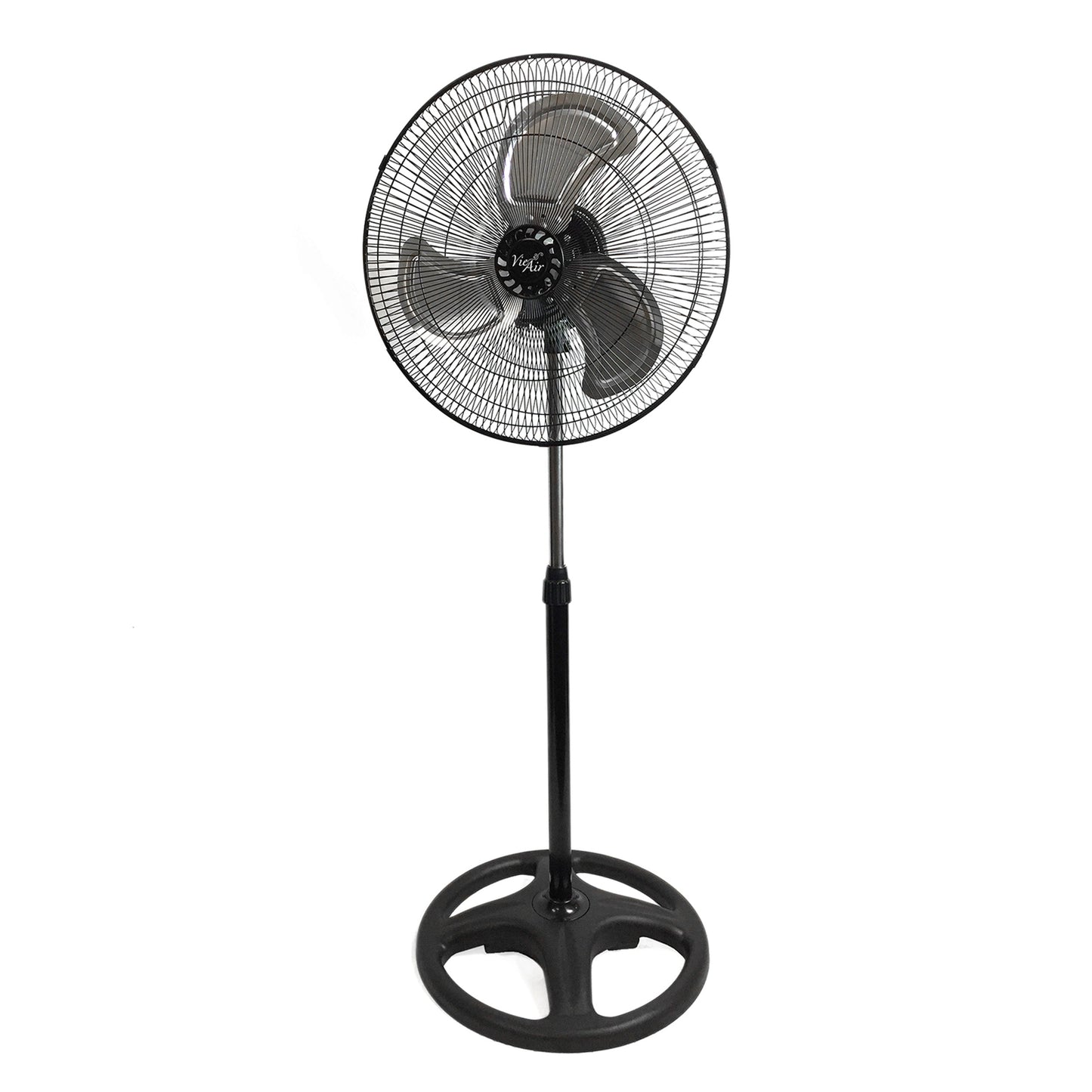 Vie Air 18 Inch Industrial Heavy Duty Pedestal Oscillating Metal Stand Fan LuxuryLifeWay Online Store
