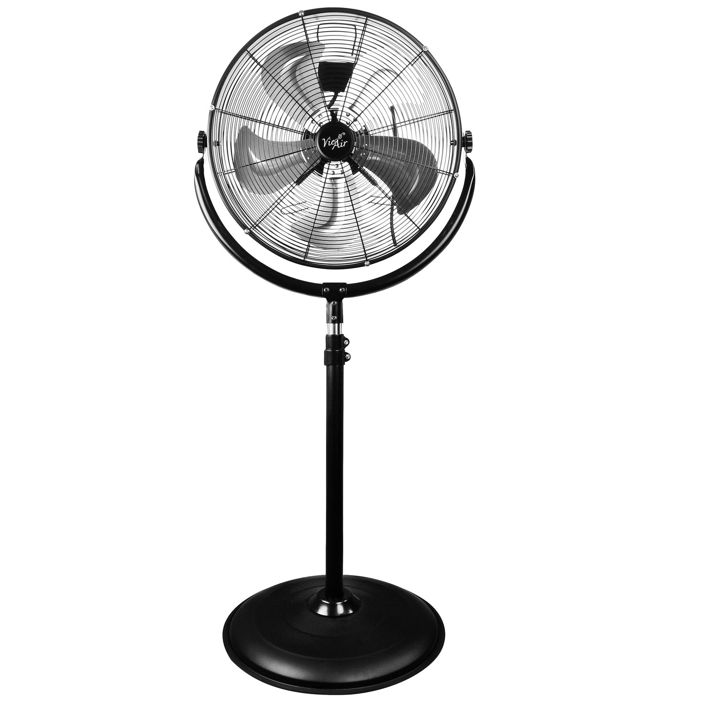 Vie Air 20 Inch Industrial 3 Speed Heavy Duty Powerful and Quiet Metal High Velocity 360 Degree Tilting Pedestal Drum Fan LuxuryLifeWay Online Store