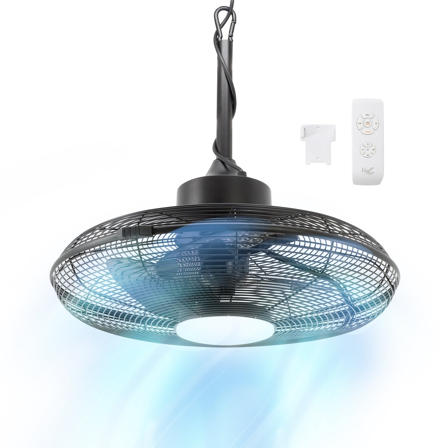 Vie Air 20 Inch 3 Speed Gazebo Outdoor Fan in Matte Black LuxuryLifeWay Online Store