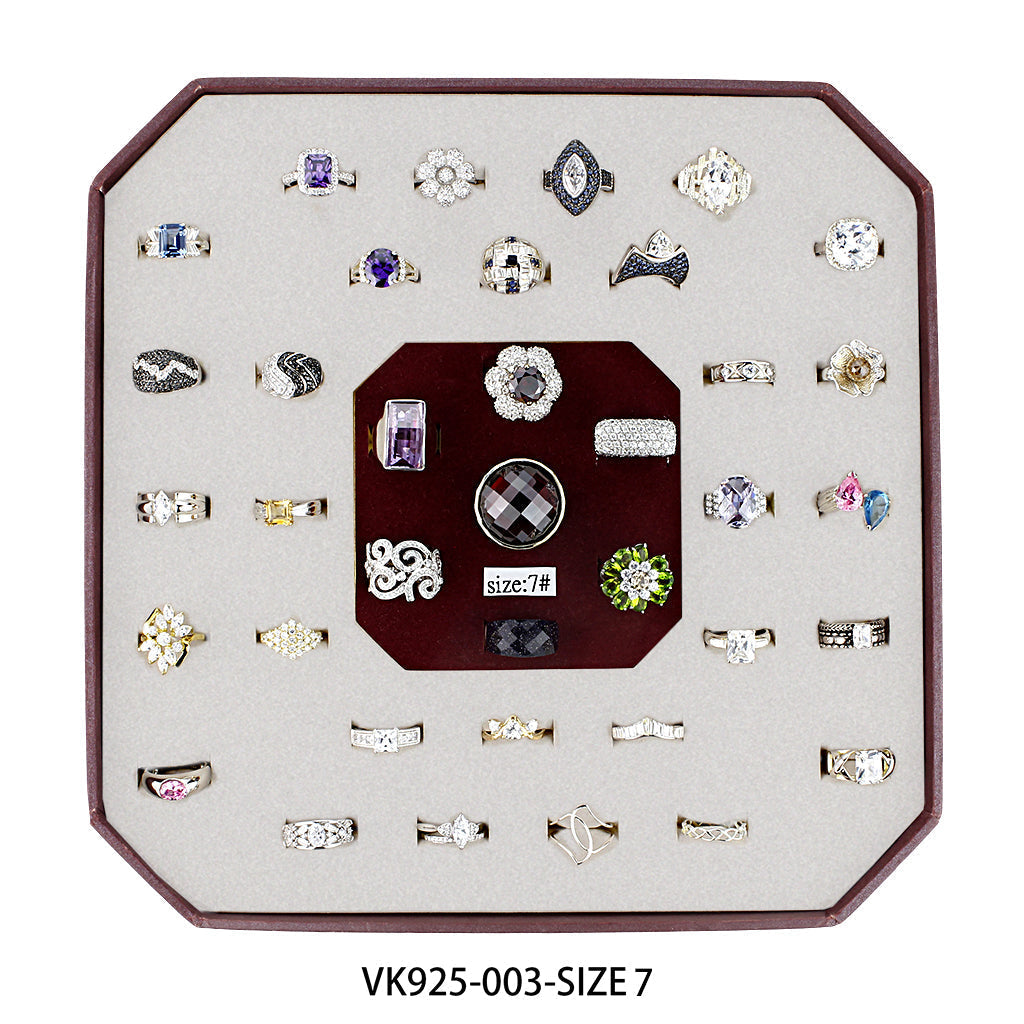 VK925-005-SIZE7 - Assorted 925 Sterling Silver Ring with Assorted in Assorted LuxuryLifeWay Online Store