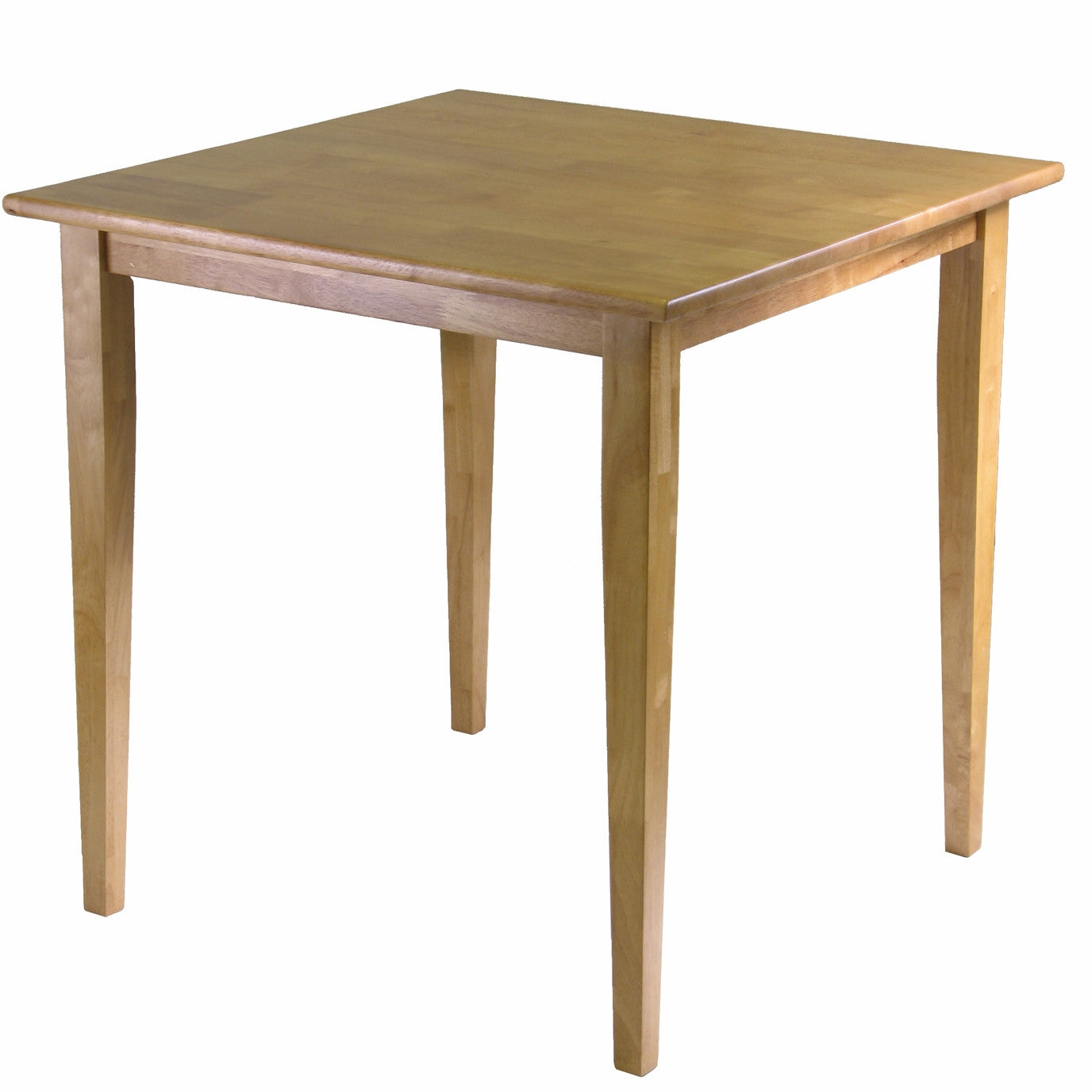 Solid Wood Shaker Style Square Dining Table in Light Oak Finish LuxuryLifeWay Online Store