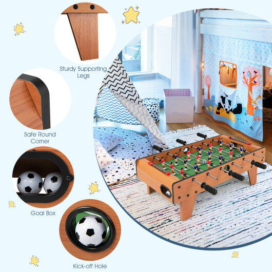 Costway 27'' Foosball Table Competition Game Room Soccer football Sports Indoor w/ Legs
