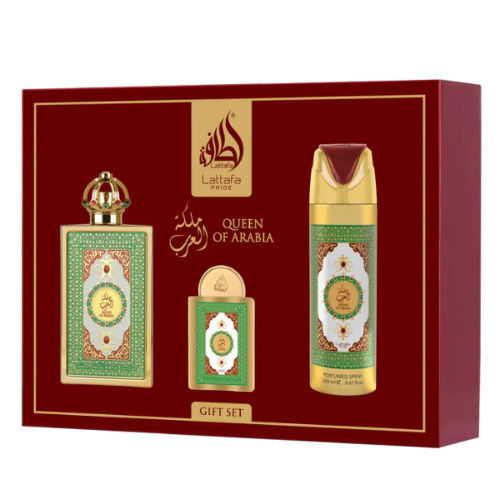Lattafa Pride Queen Of Arabia 3 Piece Gift Set LuxuryLifeWay Online Store