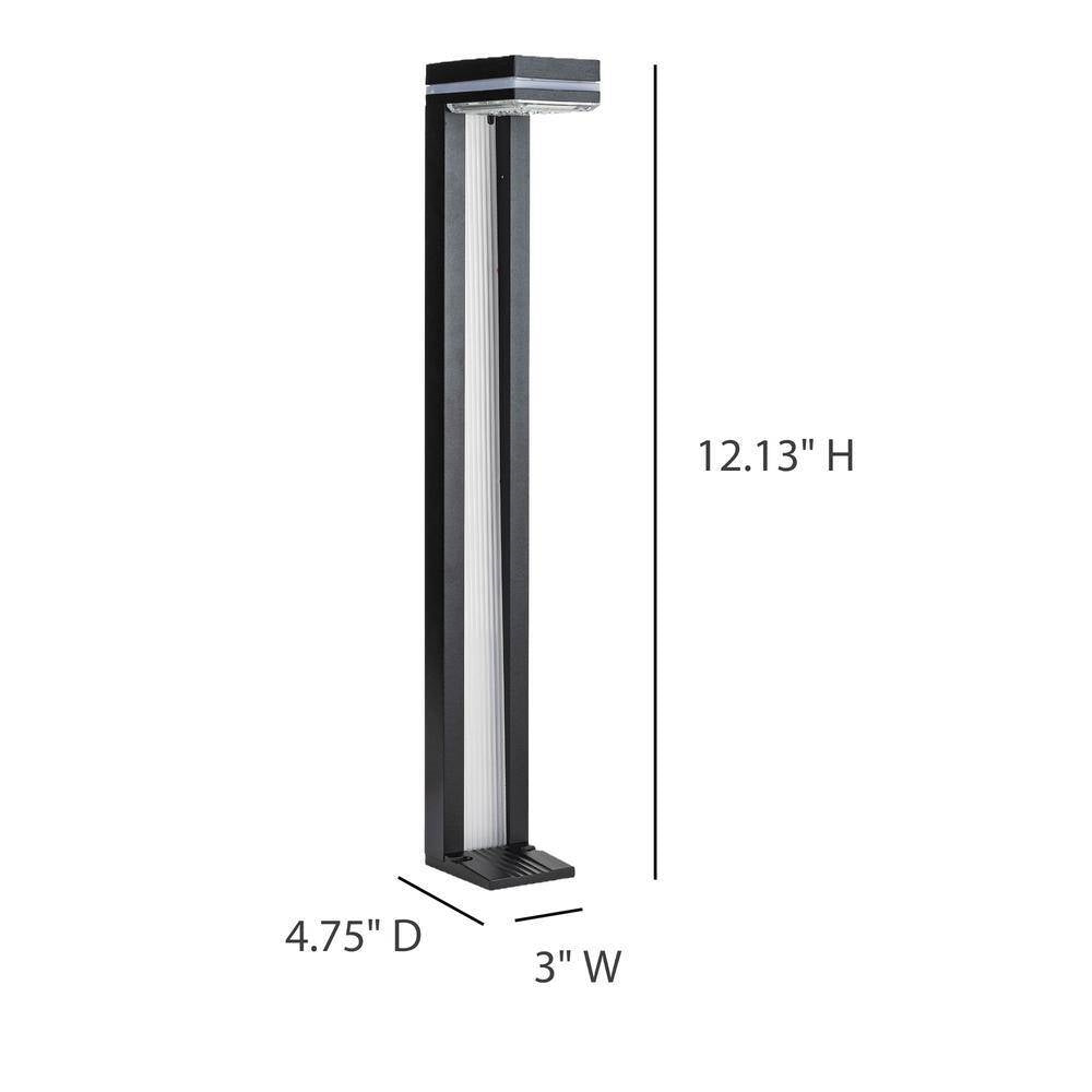 Set of 2 - Modern Outdoor Solar Light White LED Path Outdoor Yard Lighting LuxuryLifeWay Online Store