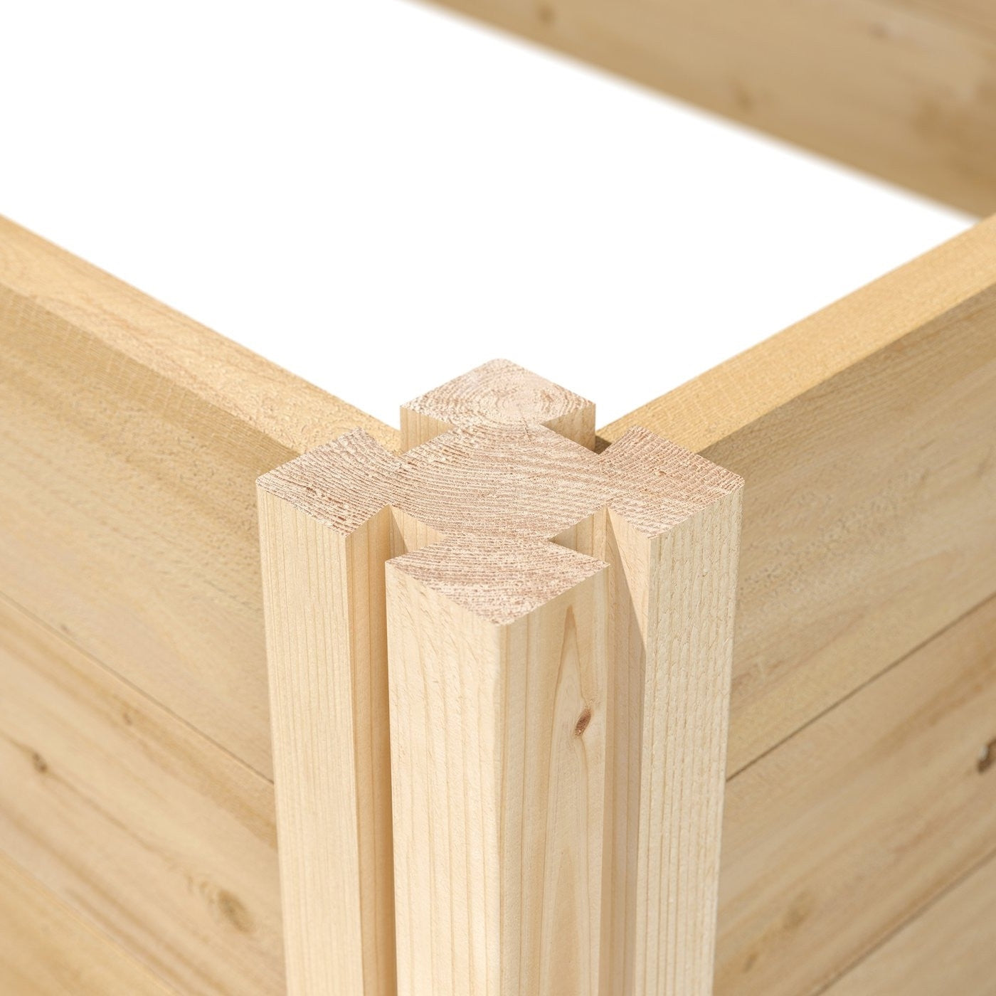 Cedar 4 ft x 4 ft x 10.5 in Raised Garden Bed - Made in USA LuxuryLifeWay Online Store