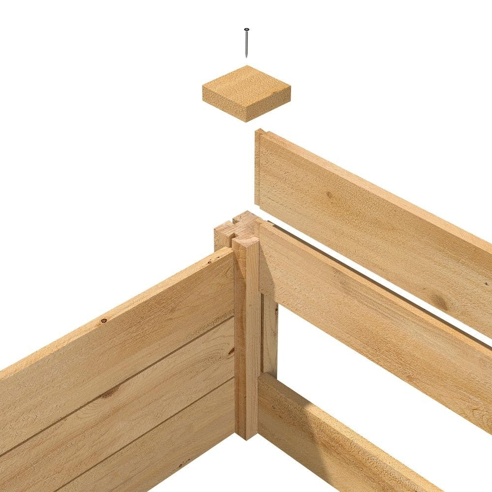 2 ft x 8 ft Cedar Wood Raised Garden Bed - Made in USA LuxuryLifeWay Online Store