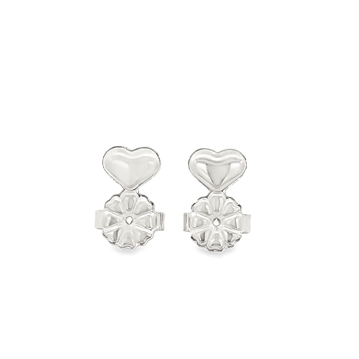 Heart and Clover Push Backs Earring Closure (XX14) LuxuryLifeWay Online Store