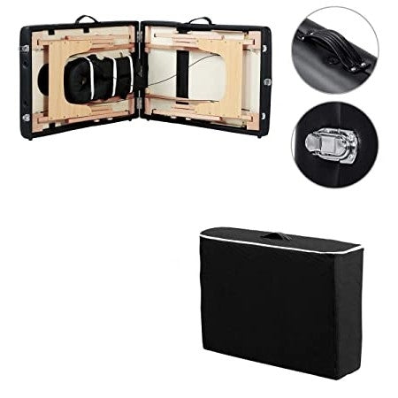 Black Adjustable Portable Massage Tattoo Folding Elevated Table LuxuryLifeWay Online Store
